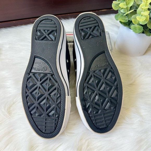 Converse Chuck Taylor All Star Lift Slip Black White Platform Sneakers Size 6.5 - Picture 8 of 11